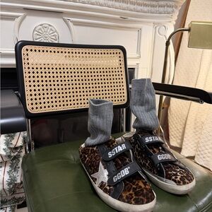 Golden Goose Leopard and Star Sneakers